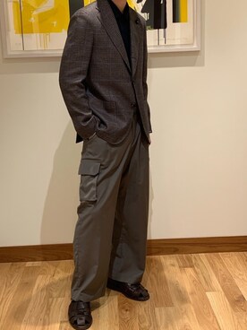 「lardini」｜Yoheiさん（メンズ・175cm）の夏コーディネート