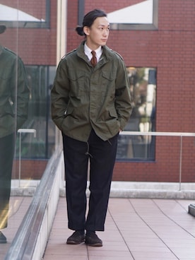 「アイテム（フォーマルスーツ/小物）」を使った、Yoheiさん（メンズ・175cm・20代）の秋コーディネート