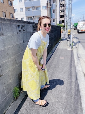 「Sunnyday」｜teeyさん（レディース・160cm）の夏コーディネート