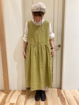 リネンワンピース の人気ファッションコーディネート 季節 9月 11月 Wear