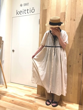 「新作」｜「アイテム（その他）」を使った、タブンネさん（レディース・167cm）の夏コーディネート
