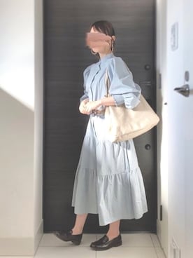 「花より団子」｜ちゃんさん（レディース・154cm）の春コーディネート