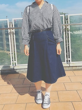 ぽにょさん（レディース・158cm）の春コーディネート