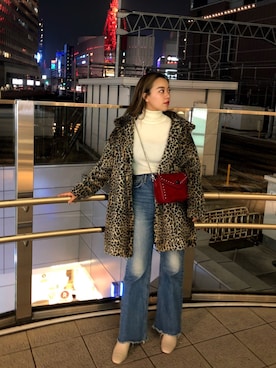 「りおなふく」｜Rionaさん（レディース・159cm）の冬コーディネート