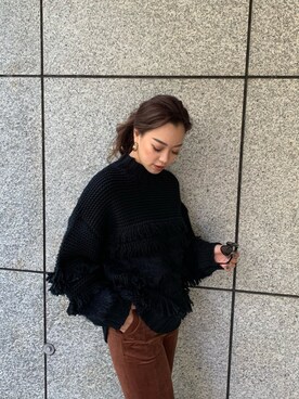 Rionaさん(レディース・159cm)の冬コーディネート