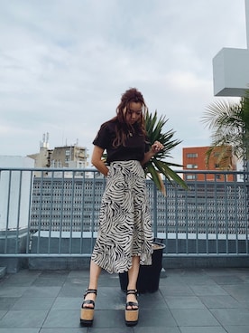 「海」｜「アイテム（その他シューズ）」を使った、Rionaさん（レディース・159cm）の冬コーディネート