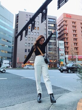 Rionaさん（レディース・159cm）の冬コーディネート
