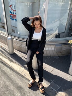 Rionaさん(レディース・159cm)の冬コーディネート