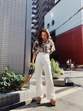 Rionaさん（レディース・159cm）の夏コーディネート