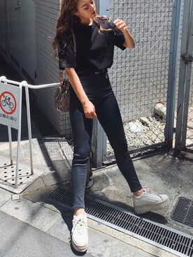 Rionaさん（レディース・159cm）の夏コーディネート