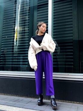 「りおなふく」｜Rionaさん（レディース・159cm）の冬コーディネート