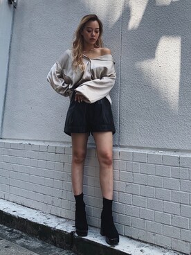 Rionaさん（レディース・159cm）の夏コーディネート