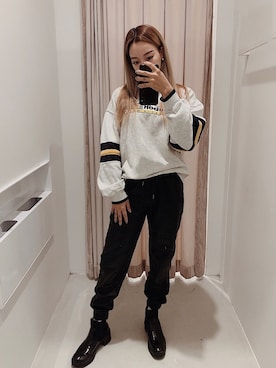 Rionaさん（レディース・159cm）の秋コーディネート