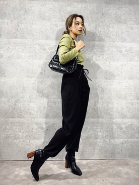 Rionaさん（レディース・159cm）の冬コーディネート