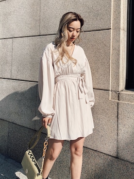 Rionaさん（レディース・159cm）の冬コーディネート