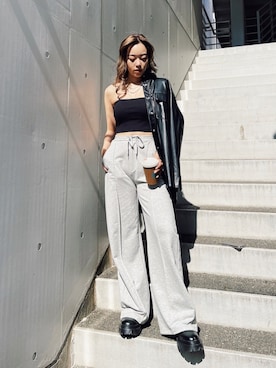 Rionaさん（レディース・159cm）の春コーディネート