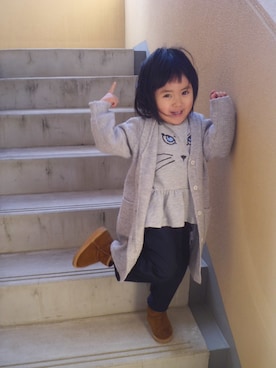 shio07さん（キッズ・90cm）の冬コーディネート