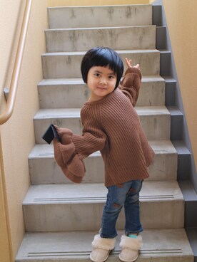 shio07さん（キッズ・90cm）の冬コーディネート