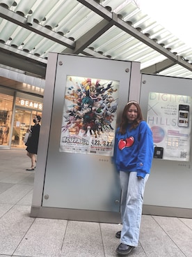 「KIRSH（キルシー）のアイテム（スウェット）」を使った、Mamaoさん（レディース・155cm）の夏コーディネート