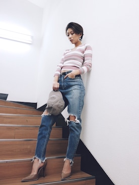 Misaさん（レディース・158cm）の冬コーディネート