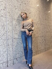 2WAYチョーカーベアニット TOPS｜ジェイダ（GYDA）アウトレット公式