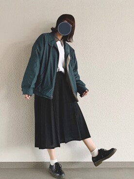 「ミッキー」｜「アイテム（ローファー）」を使った、sonさん（レディース・164cm）の冬コーディネート