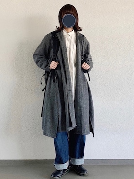 「Fillil（フィリル）のアイテム（ジャケット/アウター）」を使った、sonさん（レディース・164cm）の春コーディネート