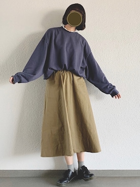 「スーパーオーバーサイズスウェット」｜sonさん（レディース・164cm）の春コーディネート