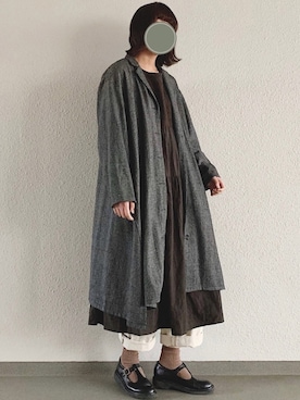 「Fillil（フィリル）のアイテム（ジャケット/アウター）」を使った、sonさん（レディース・164cm）の春コーディネート