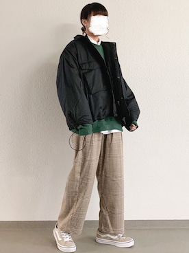 「Coo+i（クーイ）のアイテム」を使った、sonさん（レディース・164cm）の冬コーディネート