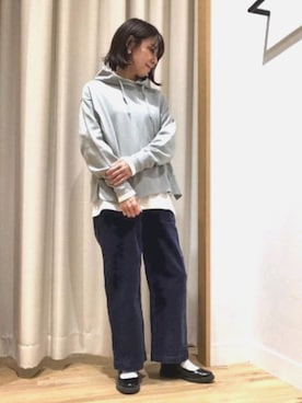 「コーデュロイの季節到来！」｜coen にいさん（レディース・162cm）の秋コーディネート