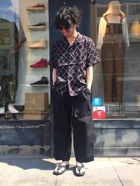 「JOJO（ジョジョ）のアイテム」を使った、dasさん（メンズ・176cm）の春コーディネート