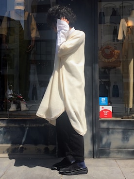 「Johnbull Private labo（ジョンブルプライベートラボ）のアイテム（チノパンツ）」を使った、dasさん（メンズ・176cm）の春コーディネート