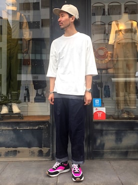 「SPALWART（スパルウォート）のアイテム」を使った、dasさん（メンズ・176cm）の春コーディネート