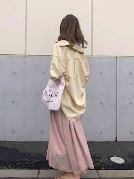 「ペールトーン」｜「アイテム（ワンピース/ドレス）」を使った、わいさん（レディース・162cm）の夏コーディネート