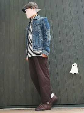 いんちょ。さん（メンズ・167cm）の春コーディネート