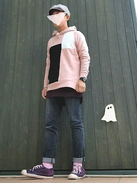 いんちょ。さん（メンズ・167cm）の春コーディネート