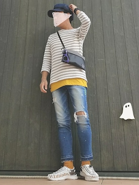 いんちょ。さん（メンズ・167cm）の春コーディネート