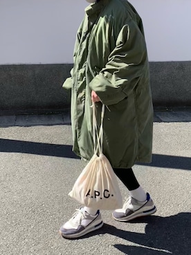 「SPALWART（スパルウォート）のアイテム」を使った、Chiiiさん（レディース・153cm）の春コーディネート