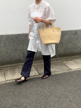 「HAVERSACK（ハバーザック）のアイテム」を使った、Chiiiさん（レディース・153cm）の春コーディネート