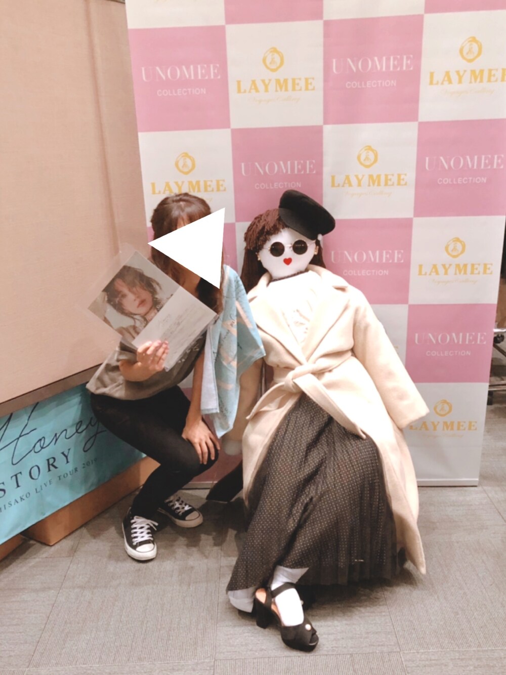 「宇野実彩子、misako uno、honey story」｜「Honey Storyのアイテム（その他、その他）」を使った、まるこさん（レディース・153cm）の秋コーディネートの1枚目の写真