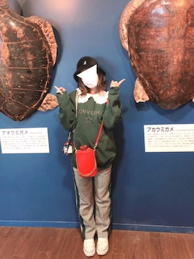 「OUTLET（アウトレット）のアイテム」を使った、まるこさん（レディース・153cm）の秋コーディネート