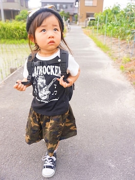 kikopapaさん（キッズ・80cm）の夏コーディネート