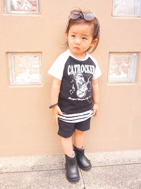 kikopapaさん（キッズ・80cm）の夏コーディネート