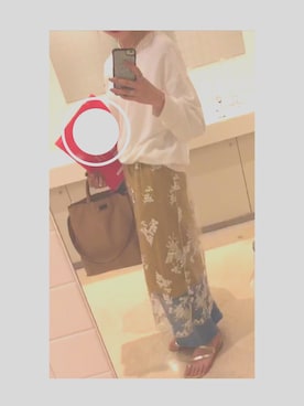 「アイテム（イヤリング）」を使った、𝑁𝐴𝐺𝐼𝑆𝐴さん（レディース・161cm・20代）の春コーディネート