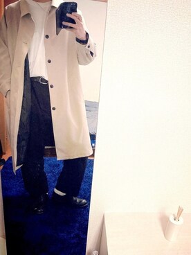 トレンチコートを使った 大学生 のメンズ人気ファッションコーディネート Wear
