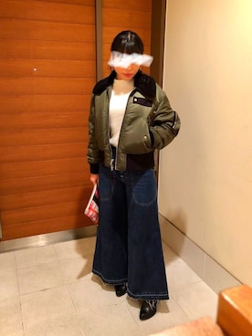 「PUBLIC SCHOOL（パブリックスクール）のアイテム（ジャケット/アウター）」を使った、yumikomenさん（レディース・155cm）の冬コーディネート