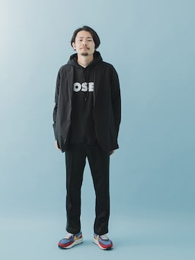 「SUB POP（サブポップ）のアイテム（トップス）」を使った、Furuhashiさん（メンズ・170cm）の春コーディネート
