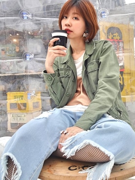 「bloggerlife」｜Agnes Happy Life さん（レディース・173cm）の春コーディネート