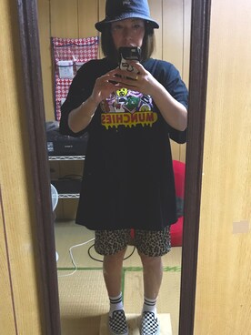「MAGICAL MOSH MISFITS（マジカルモッシュミスフィッツ）のアイテム」を使った、Yuki16さん（レディース・163cm）の夏コーディネート
